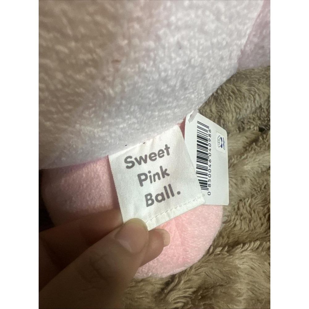 New Big 13" Pastel Sweet Pink Ball Kirby Plush NWT Rare TAITO - Picture 2 of 5